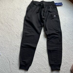 Champion  power blend joggers  Black Sweatpants  elastic drawstring waist Size S